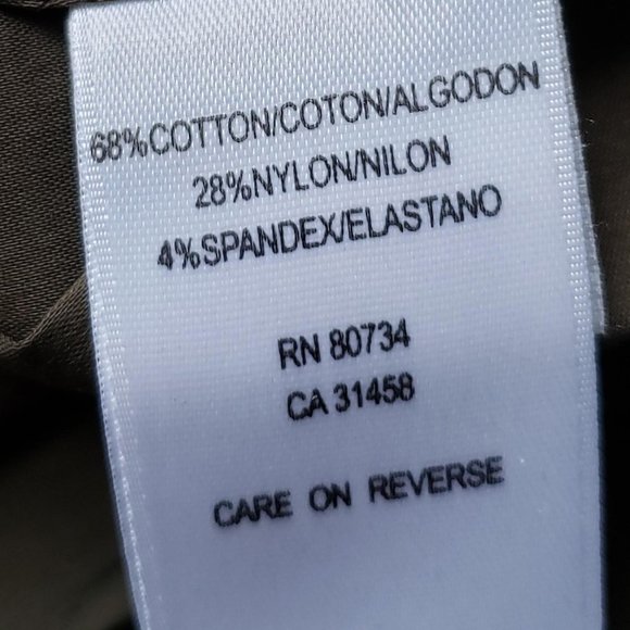 BCBGMaxAzria Dark Olive blouse - Picture 3 of 3